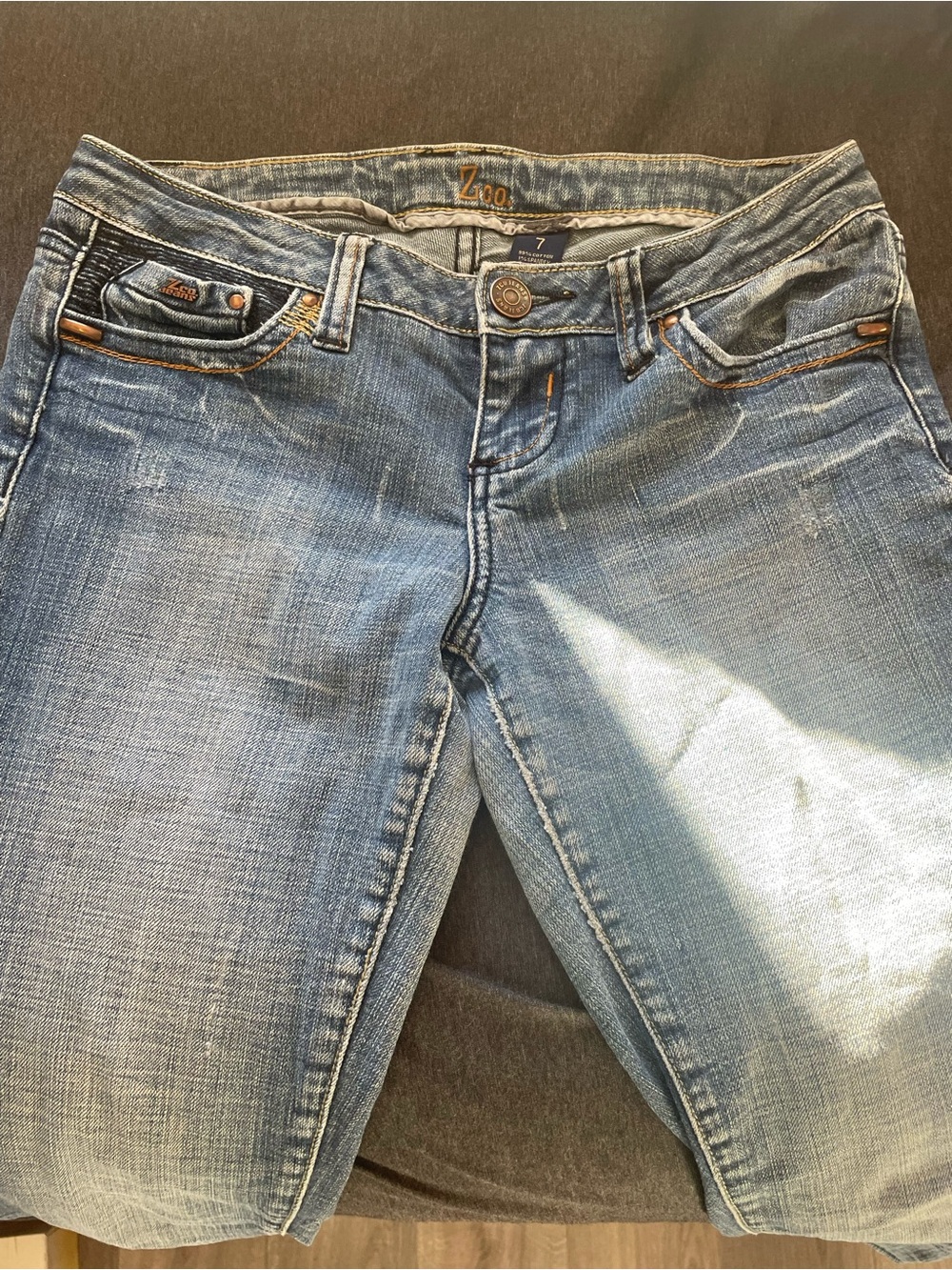Light Blue Women's Straight-Leg Jeans by Zoo